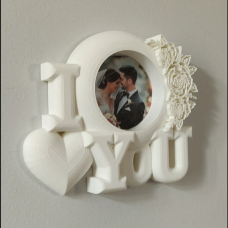 I Love You Fotoraf Çerçevesi